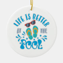A Vida É Melhor Na Design Da Piscina Para O Verão