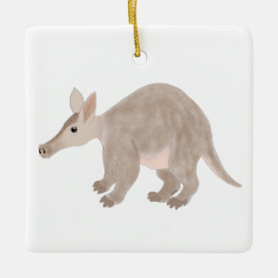 Ornamento De Cerâmica Aardvark Ornament