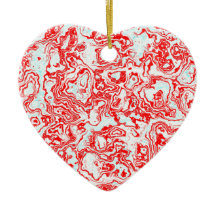 Abertura do Coração Vermelho Cerâmico