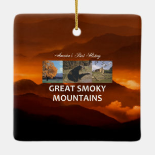 Ornamento De Cerâmica ABH Great Smoky Mountains