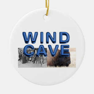 Ornamento De Cerâmica ABH Wind Cave NP