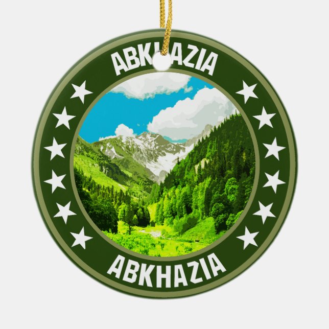 Ornamento De Cerâmica Abkhasia (Frente)