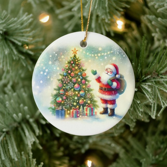 Ornamento De Cerâmica Abraçar a Magia (Árvore)