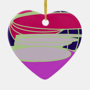 Ornamento De Cerâmica abstrato de arte colorida 1332