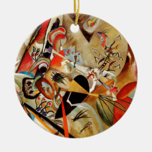 Ornamento De Cerâmica Abstrato de composição Kandinsky
