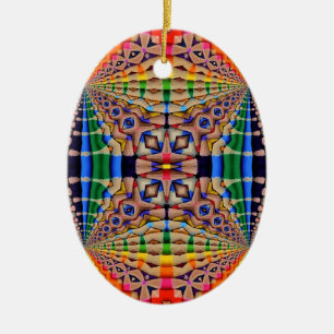 Ornamento De Cerâmica Abstrato de Lápis 2