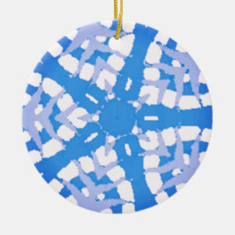 Ornamento De Cerâmica Abstrato DO SNOWFLAKE