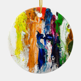 Ornamento De Cerâmica Abstrato Expressão de figuras humanas em movimento