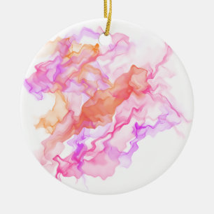 Ornamento De Cerâmica Abstrato Fractal Smoke