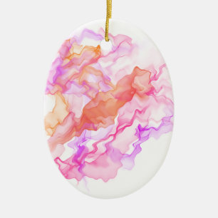 Ornamento De Cerâmica Abstrato Fractal Smoke