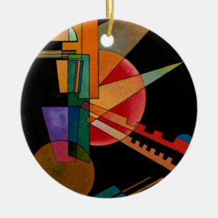 Ornamento De Cerâmica Abstrato Interpretação de Wassily Kandinsky