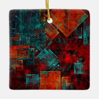 Ornamento De Cerâmica Abstrato Moderno Padrão Artístico Legal Colorido