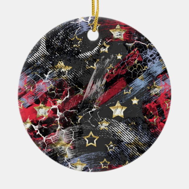 Ornamento De Cerâmica abstrato na moda (Frente)