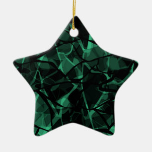 Ornamento De Cerâmica abstrato verde