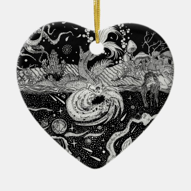 Ornamento De Cerâmica Abyss Duality (Frente)
