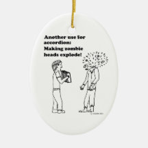 Acordeão faz os zombies explodirem