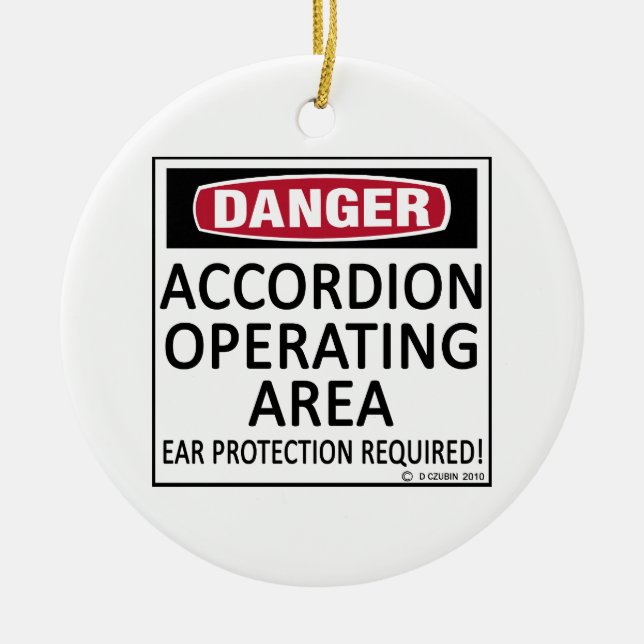 Ornamento De Cerâmica Acordo de Área Operacional (Frente)