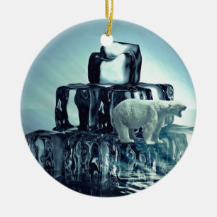 Ornamento De Cerâmica Adicione O Próprio SLOGAN Para Salvar O Planeta Do