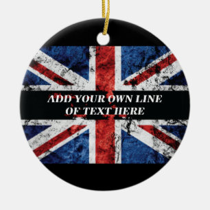 Ornamento De Cerâmica Adicione seu texto ao Travesseiro decorativo de si