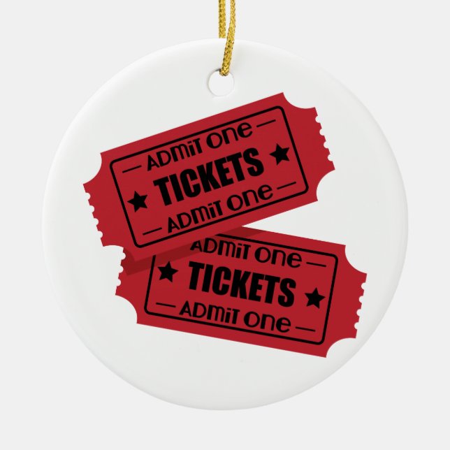 Ornamento De Cerâmica Admita um (Frente)