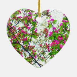 Ornamento De Cerâmica Adorno 'Cherry Blossom Abstract'