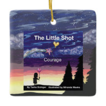 Adorno de Cerâmica da Capa do Livro Little Shot Co