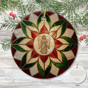 Ornamento De Cerâmica Adorno de Natal de Anjo Parol Filipino Capiz-In
