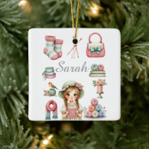 Adorno de Tricô Elegante