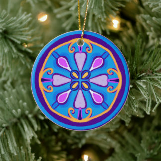 Ornamento De Cerâmica Adorno Divertido de Árvore de Natal