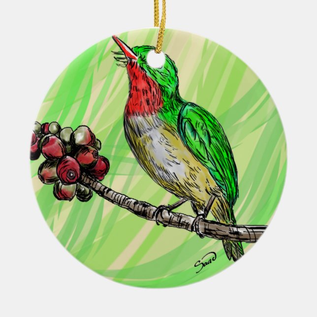 Ornamento De Cerâmica Adorno San Pedrito de Porto Rico (Frente)