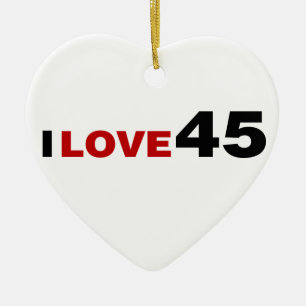 Ornamento De Cerâmica Adoro 45