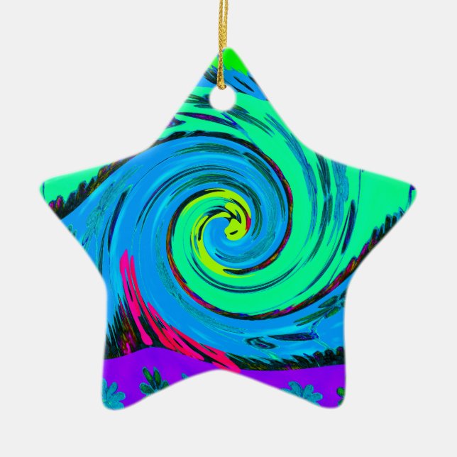 Ornamento De Cerâmica Adoro Hawai.png (Frente)