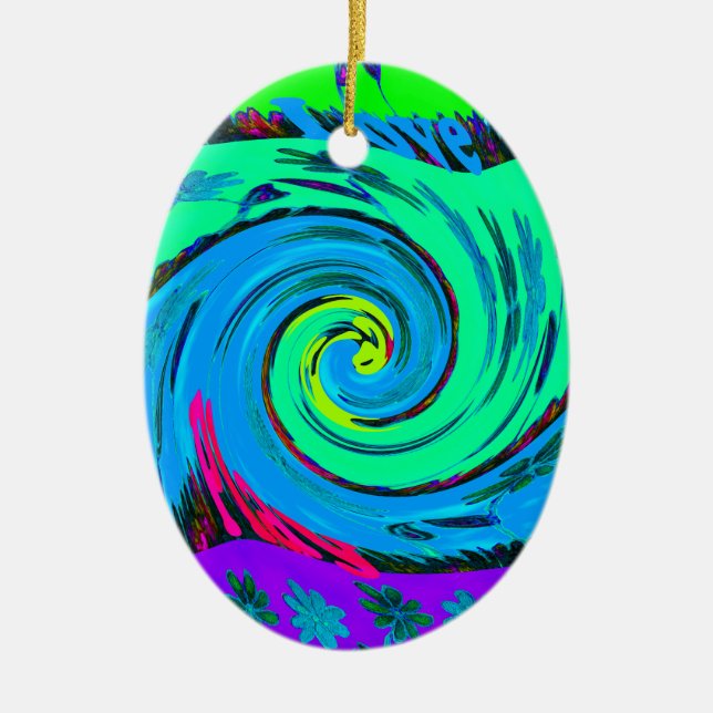 Ornamento De Cerâmica Adoro Hawai.png (Frente)