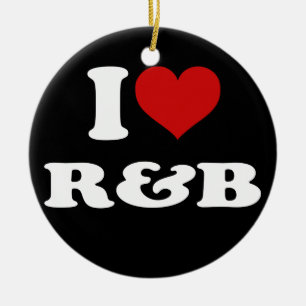 Ornamento De Cerâmica Adoro R&B