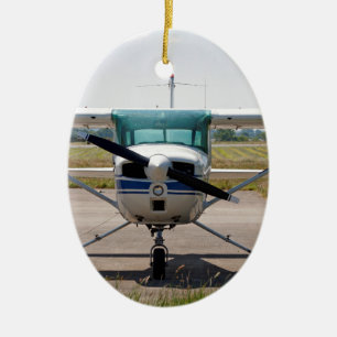 Ornamento De Cerâmica Aeronave de Cessna