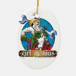 Ornamento De Cerâmica Agatha Hetrodyne - gênio da menina
