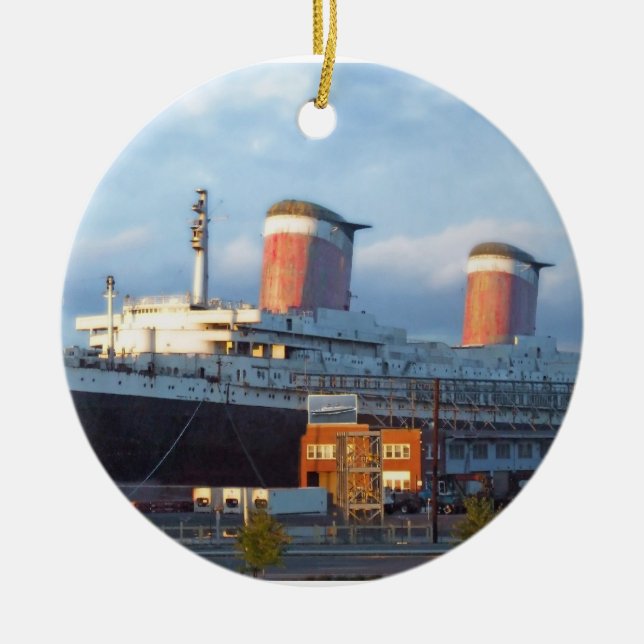 Ornamento De Cerâmica Agora & então (Frente)