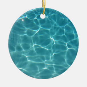 Ornamento De Cerâmica Água da piscina