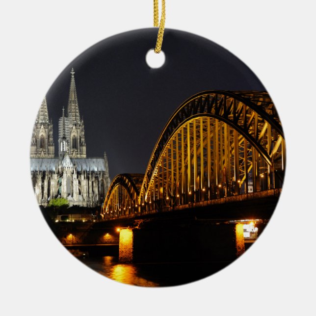 Ornamento De Cerâmica Água de Colônia, Alemanha (Frente)