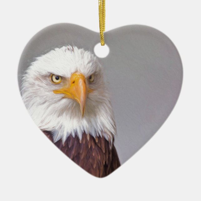 Ornamento De Cerâmica Águia (Frente)