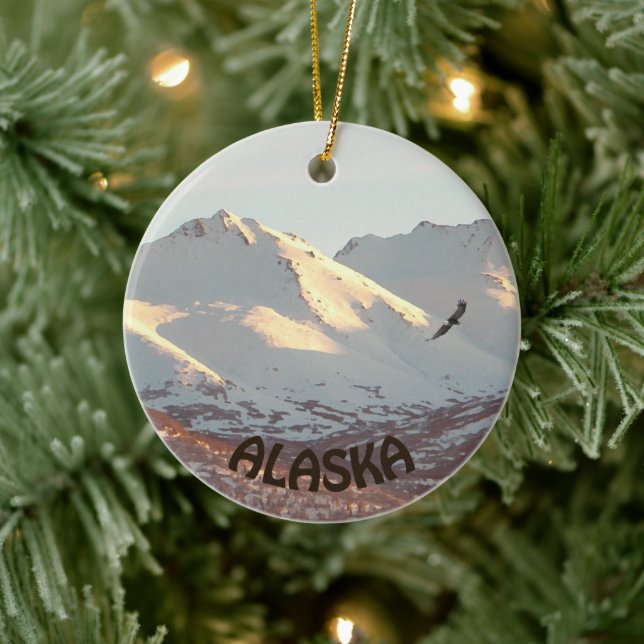 Ornamento De Cerâmica águia-de-inverno (Árvore)