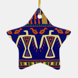 Ornamento De Cerâmica Águias Ojibway