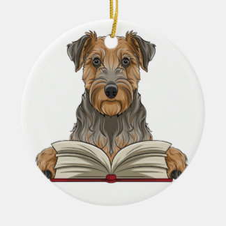 Ornamento De Cerâmica airedale terrier