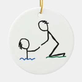 Ornamento De Cerâmica Ajuda na Mão