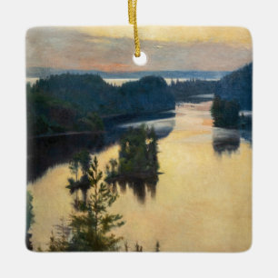 Ornamento De Cerâmica Albert Edelsense - Kaukola Ridge em Sunset