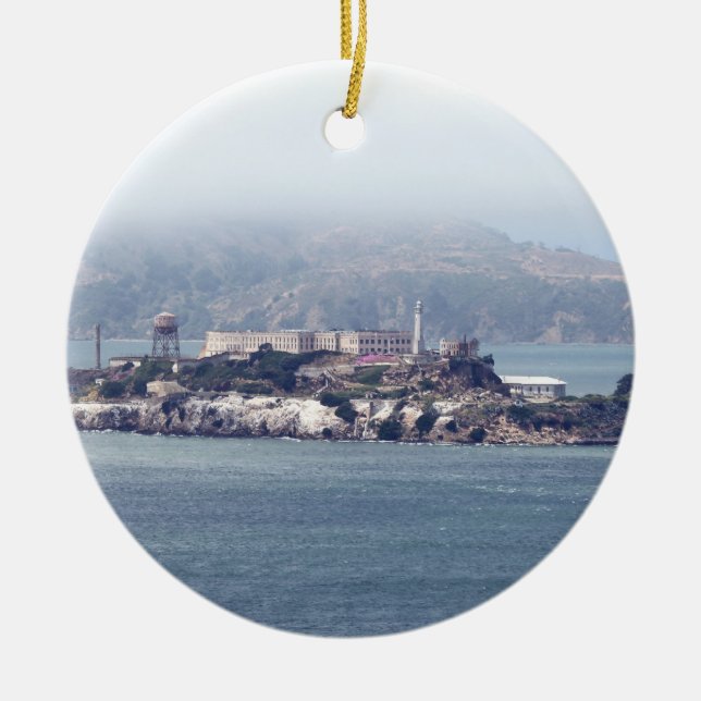 Ornamento De Cerâmica Alcatraz (Frente)