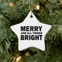 Alegre e Tudo Brilhante Estrela de Natal Moderna