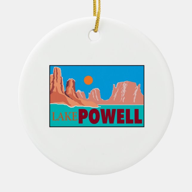 ORNAMENTO DE CERÂMICA ALEGRIA DE POWELL (Frente)