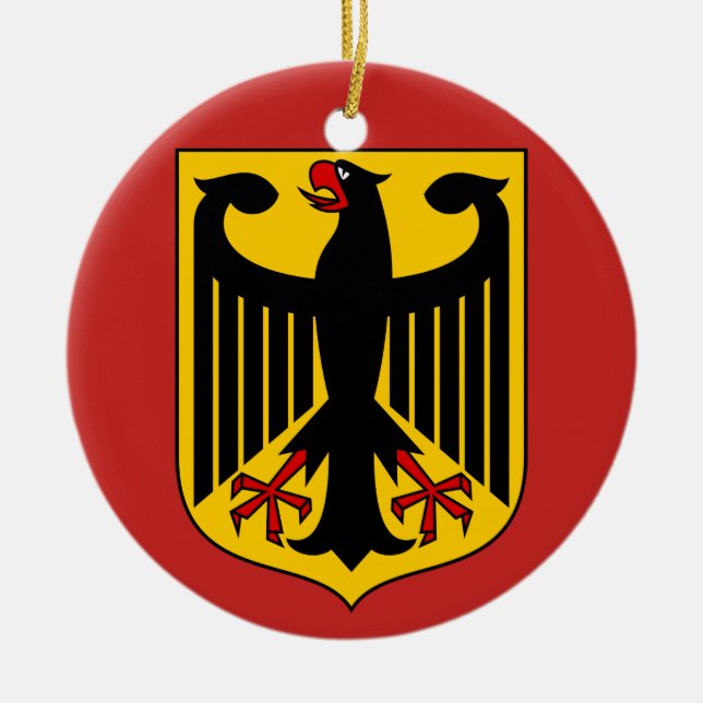 Ornamento De Cerâmica Alemanhas de Bundesadler - de Bundeswappen - (Frente)