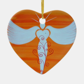 Ornamento De Cerâmica Alfaia “anjo para pares de alma "